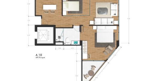 Студии Кондо 69 кв. м. в The Proud Rawai Condo - фото 2