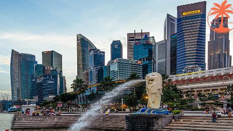В Сингапур из Пхукета, Парк Мерлион